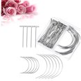 thumbnail image 4 of WRITWAA 70Pcs T-Pin Set Silver C Type T-Bar Head Securing Wigs Handmade Crafting Tailors Artists, 4 of 7