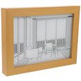 thumbnail image 1 of TEHAUX light up frame for picture LED Wall Light Minimalist Multi 1Pcs for Commercial Space Decoration, 1 of 5