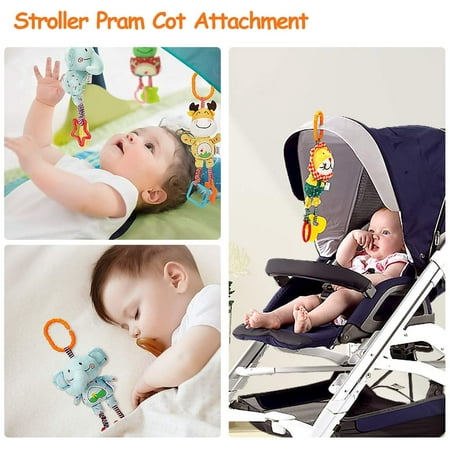 teethers stroller rattles infant handbells