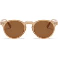 thumbnail image 2 of Lunettes de Soleil Rondes Polarisées Rétro Hommes Femmes, Lunettes de Soleil Polarisées Vintage Classiques Tendance Protection UV Unisexe, 2 of 4