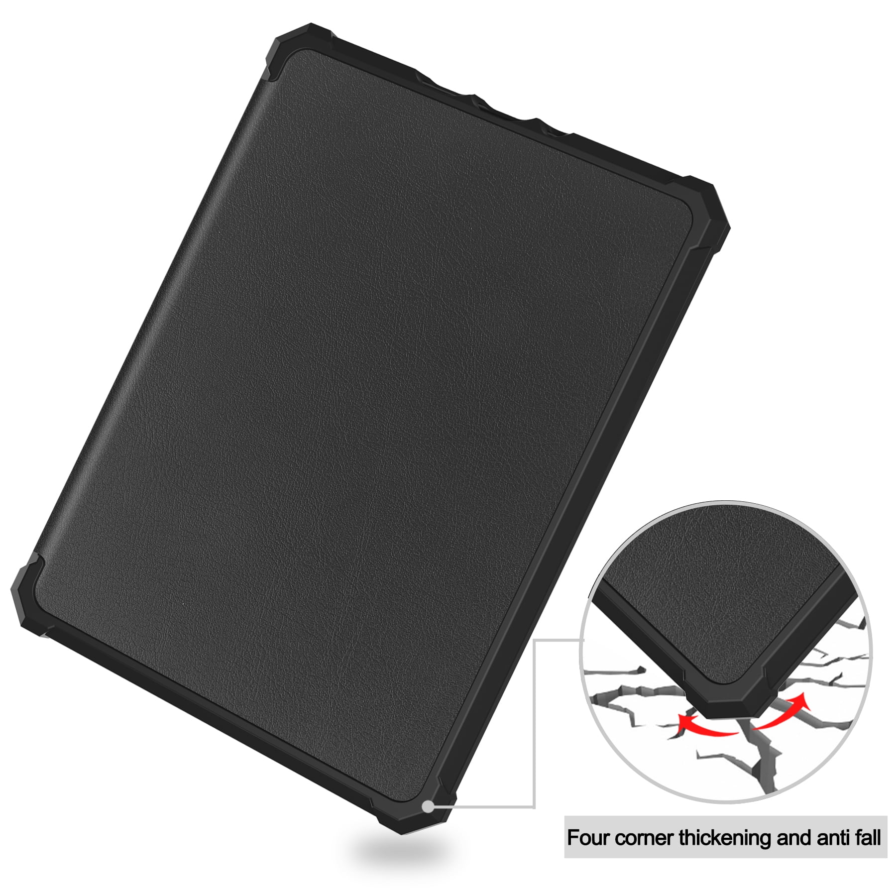 All-new 7" Kindle Paperwhite 12th Gen 2024&Kindle Colorsoft Signature Edition 2024,Ultra Clear Soft Flexible Solid Color TPU Back Cover Light Shell with Auto Wake/Sleep,Black