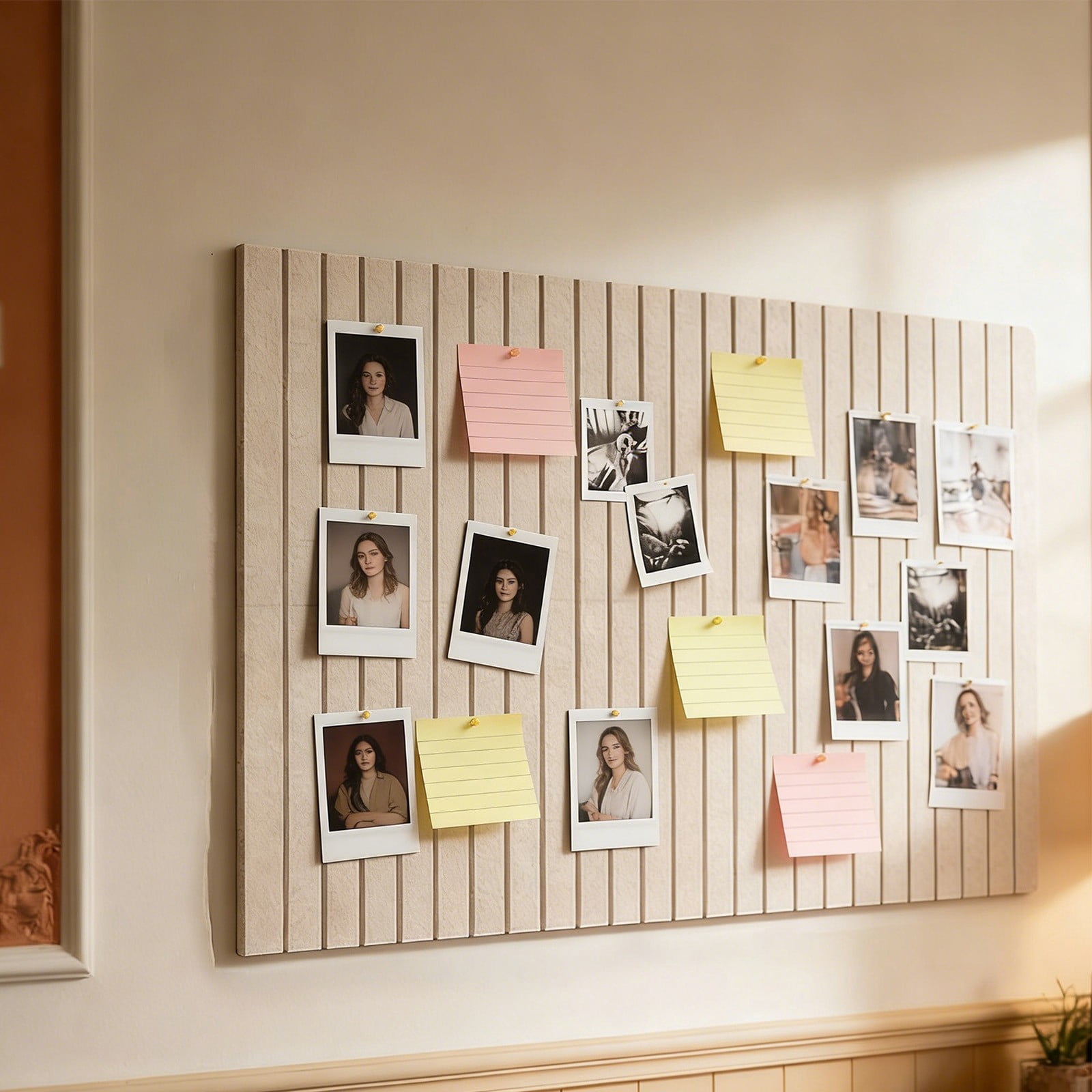 6 Pack Felt Bulletin Board, 11.81"x11.81" Stylish Cork Board Alternative for Office and Wall Decor – Display Your Photos