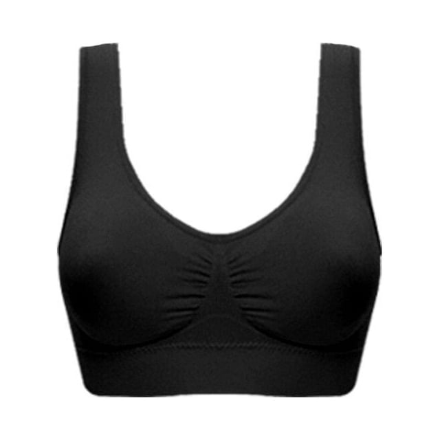 Sujetador de talla grande sin costuras, cómodo, de una sola capa, para mujer, para yoga, deportivo