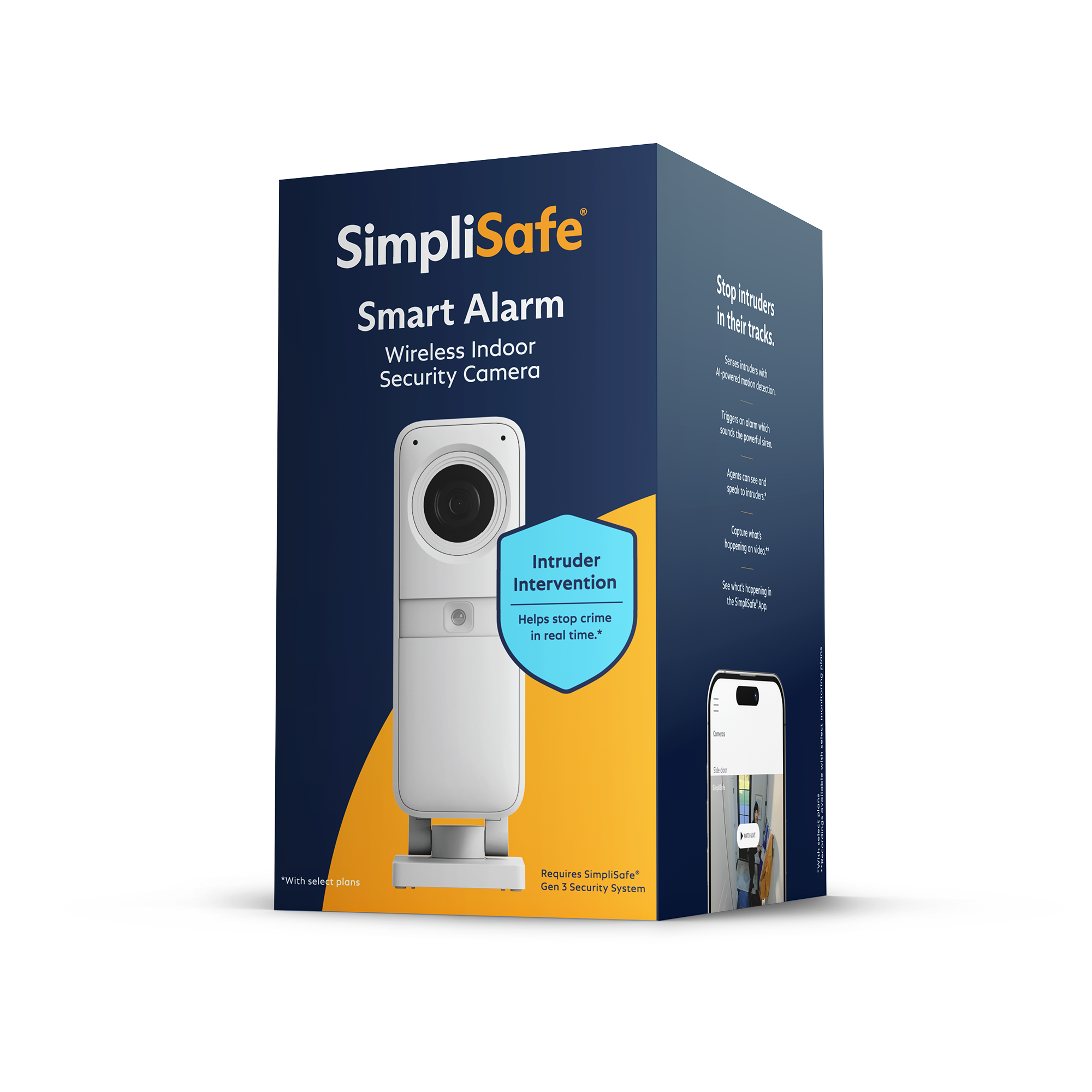 SimpliSafe Smart Alarm Wireless Indoor Security Camera photo 8