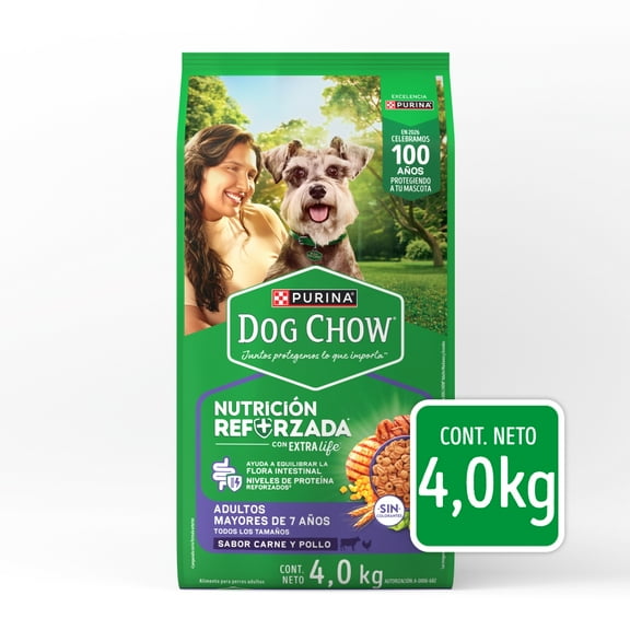 Alimento para Perro Dog Chow Extra Life Longevidad 4 kg