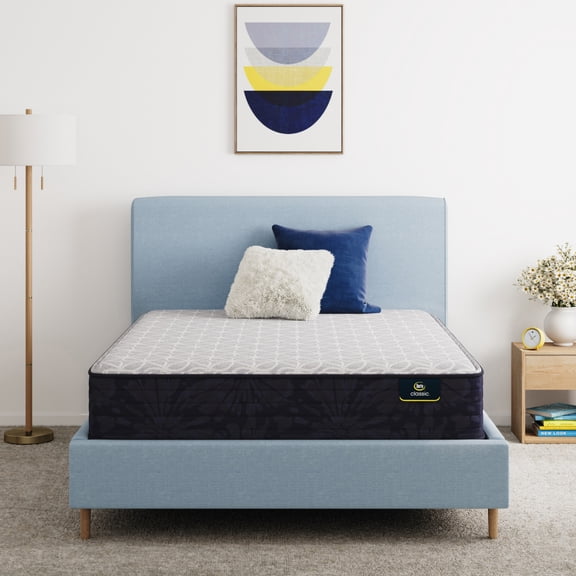 Serta 11.5" Twin Mattress, Classic Clarks Hill Ltd Medium Tight Top, Innerpring Adult Mattress, Twin Size Mattress, Adult Mattress