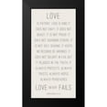 thumbnail image 2 of Carpentieri, Natalie 9x14 Black Modern Framed Museum Art Print Titled - Love Never Fails, 2 of 5