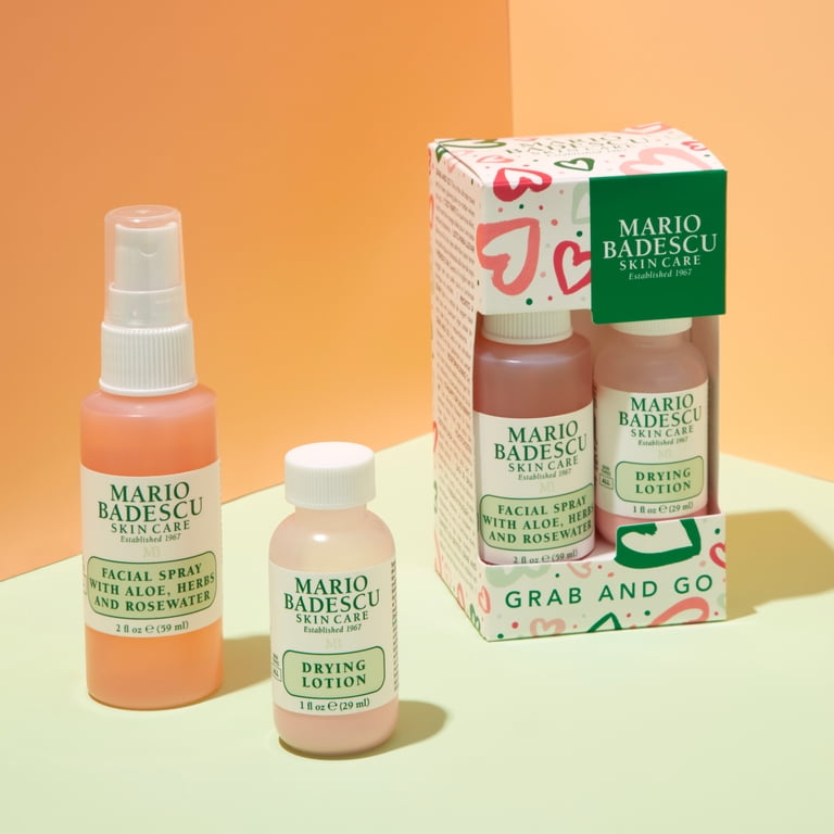Mario Badescu Grab and Go Skin Care Duo - Rosewater Facial Spray