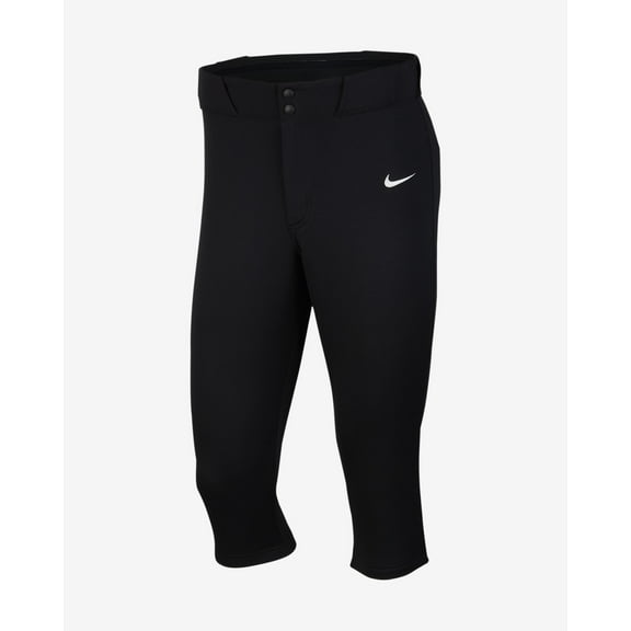 Nike Vapor Select High Baseball Pants Men's Large Knicker Style BQ5400-010 (Black, L)