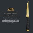 thumbnail image 6 of Thyme & Table 6-Piece Steak Knife Set with Stainless Steel Gold Blades and Protective Sheaths, 6 of 6