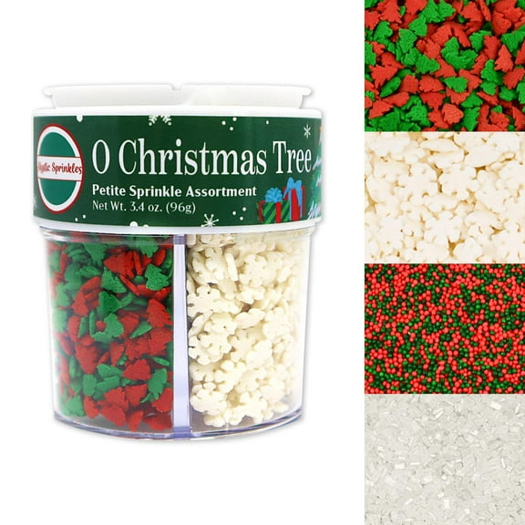 Mystic Sprinkles O Christmas Tree Petite Sprinkle Assortment 3.4oz