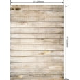 thumbnail image 2 of BSDHOME Fond de Fond en Polyester et Bois 5x7ft pour Studio Intérieur, 2 of 4