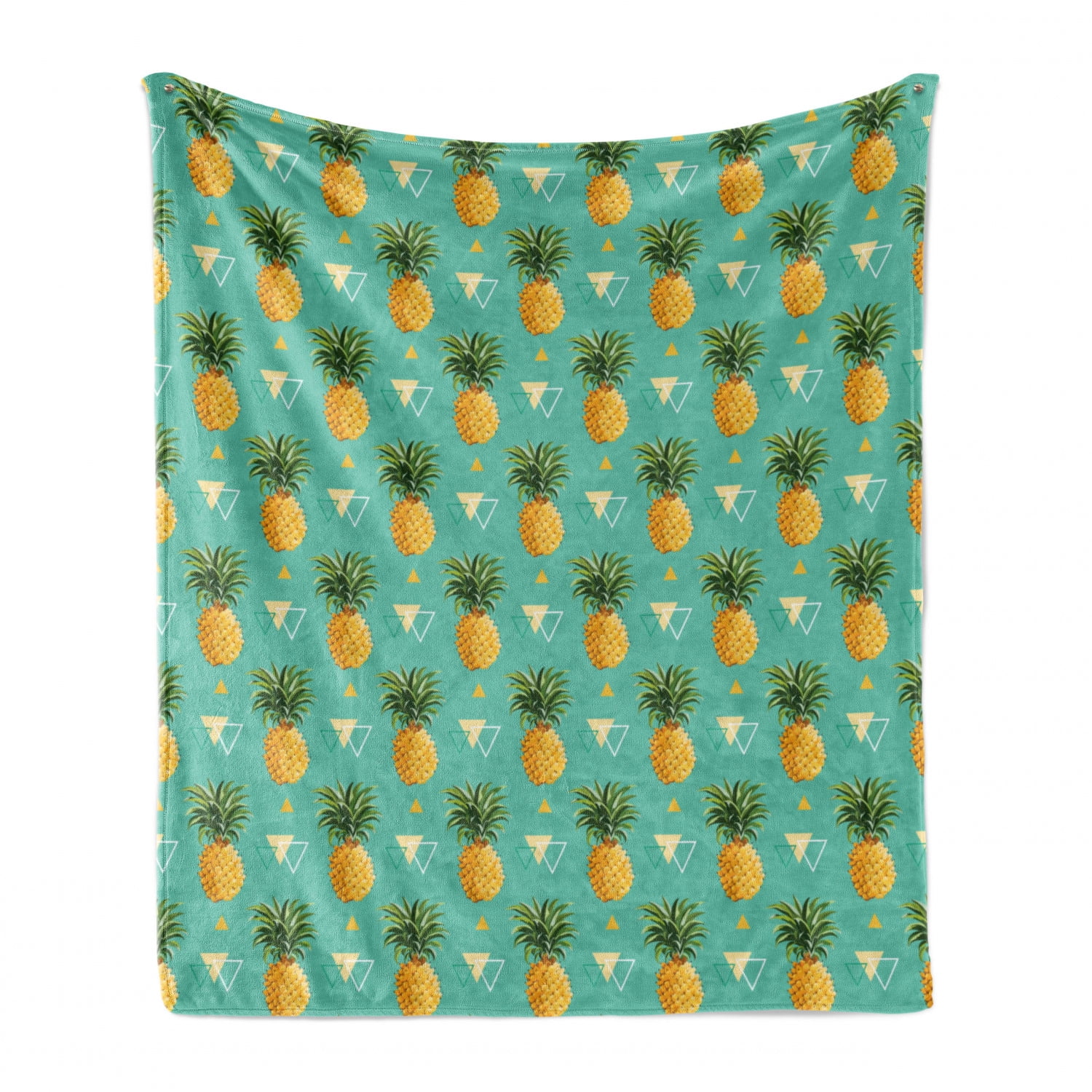 50 x 70 Ambesonne Pineapple Throw Blanket Hipster and Pineapples Tropic Fruits Design with Triangles Flannel Fleece Accent Piece Soft Couch Cover for Adults Turquoise Ginger Green 50 x 70 Ambesonne Pineapple Throw Blanket Hipster and Pineapples Tropic Fruits Design with Triangles Flannel Fleece Accent Piece Soft Couch Cover for Adults Turquoise Ginger Green