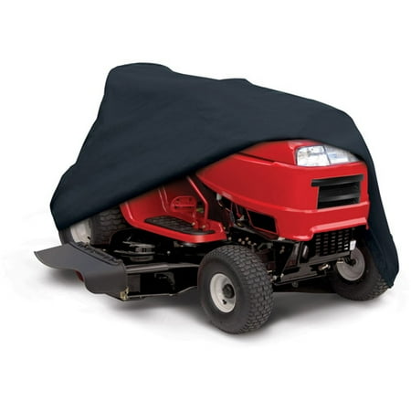 Classic Accessories Black Riding Lawn Mower Tractor Storage Cover, fits lawn tractors with a deck up to 54"