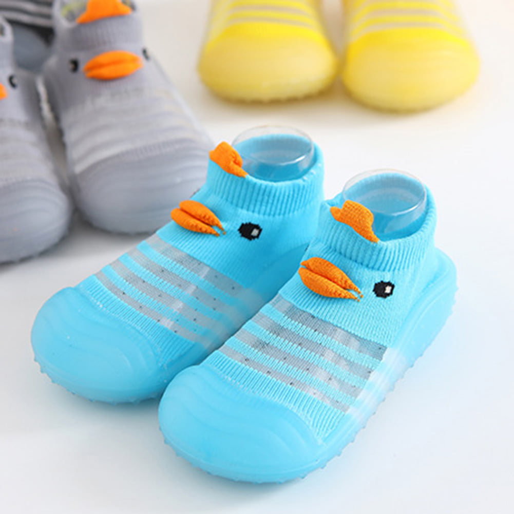 Toddler Infant Little Kids Baby Girls Boys Cartoon Cute Knitted Breathable Shoes