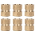 thumbnail image 1 of Fixation, 100pcs Écrou d'Insert Double Passe Écrou d'Insert Écrou Insert Écrou Maximisé l'Efficacité, 1 of 5