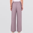 thumbnail image 5 of Sewkxo Woman's Pants Plus Size Linen Drawstring Ruffle Hem Beach Pant Spring Summer Wide Leg Loose Lounge Trousers with Side Pockets,Pink L, 5 of 5