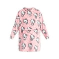 thumbnail image 5 of Hello Kitty Plush Hooded Lounger, Women's and Women's Plus, 5 of 5