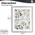 thumbnail image 4 of Stupell Industries Shabby Chic Floral Grow In Grace Gray Framed Print Under Glass, 17 x 21, by Nan, 4 of 8