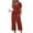 Wine Red, variant on Ekouaer Women's Pajama Sets Short Sleeve Sleepwear Button Up 2 Piece Pj Loungewear Top and Capri Pants Black