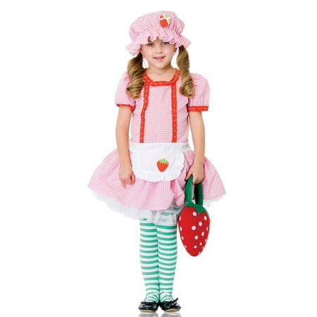 Strawberry Shortcake Girls Child Costume LAC48113 - Small (4-6)
