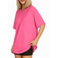 thumbnail image 2 of MOYIKO Oversized T Shirts for Women Short Sleeve Loose Fit Crewneck Tees Summer Tops, 2 of 7