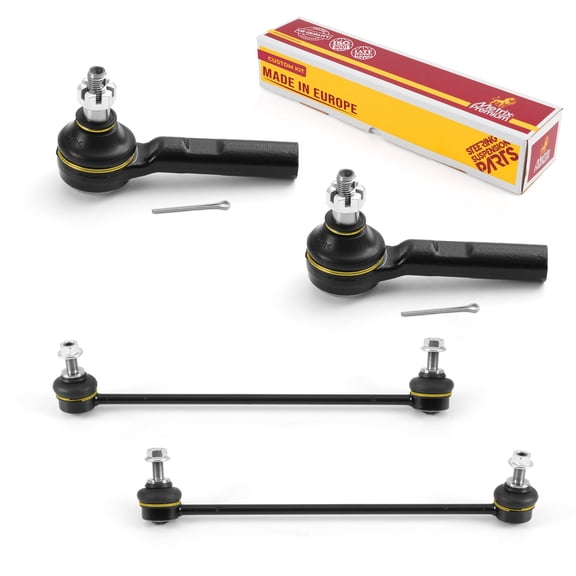 Metrix Premium Chassis Parts -4 PC Outer Tie Rod End & Front Sway Bar Stabilizer End Link Kit Fits 07-08 Honda Fit,Replacement ES800470,K750259,K750258