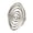 Steel Color, variant on Sturdy Stainless Steel Whirl Motion Rotating Open Rings Minimalist Design Open Vortices Rings Adjustable Finger Jewelry