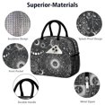 thumbnail image 4 of Lunch Bag Lunch Box for Women Reusable Insulated Lunch Bags,Water-Resistant Gothic Cooler Lunch Tote Bag, Large Capacity for Work Travel Picnic, 4 of 6