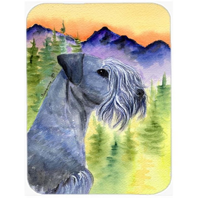 Carolines Treasures Cesky Terrier Planche à Découper en Verre - Grand