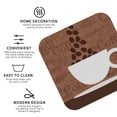 thumbnail image 4 of Disketp Coffee Cafe Cup Funny Coasters,6 Pcs Leather Coasters With Holder, Perfect Housewarming Hostess Gifts,Protect Furniture From Water Marks Scratch And Damage, 4 of 9