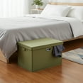 thumbnail image 6 of Tgbvmt Large Foldable Storage Box with Lid, Linen and Cotton Blend, Collapsible Organizer for Bedroom, Wardrobe, Home Storage, Sturdy Handles for Easy Transport, Space-Saving Design, 6 of 6