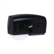 Scott Essential Coreless Twin Jumbo Roll Tissue Dispenser, 20 x 6 x 11, Black -KCC09608