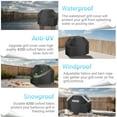 thumbnail image 3 of COSYUMI Grill Cover, Grill Covers for Outdoor Grill, 32 Inch BBQ Gas Grill Cover Waterproof, Anti-UV, Rip-Proof, Fade Resistant Material, Barbecue Cover with Hook-and-Loop Straps & Adjustable, Black, 3 of 12