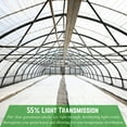 thumbnail image 2 of Farm Plastic Supply - White Greenhouse Plastic Sheeting - 6 mil - (25' x 75') - 4 Year UV Resistant Poly Greenhouse Film, 55% Light Transmission Hoop House Cover for Gardening, Agriculture, 2 of 5