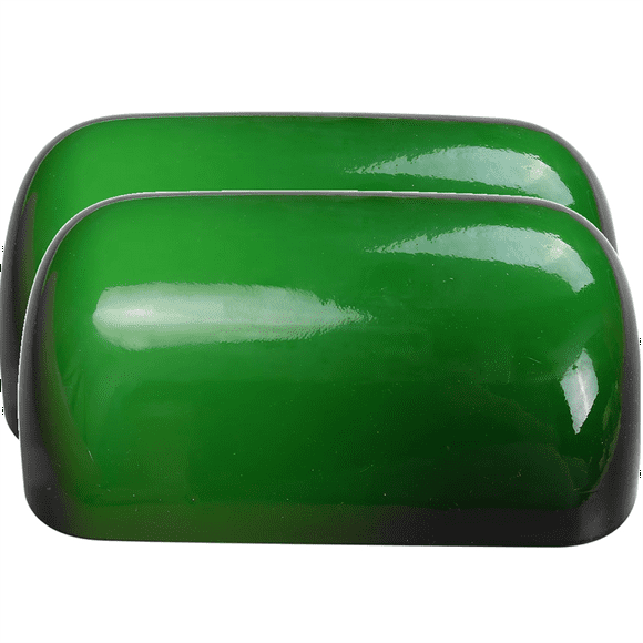 The New Green Color GLASS BANKER LAMP COVER/Bankers Lamp Glass Shade Lampshade