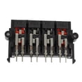thumbnail image 5 of 2x 64x40x20mm 8 Positions Push in Jack Spring Load Speaker Terminals, 5 of 5