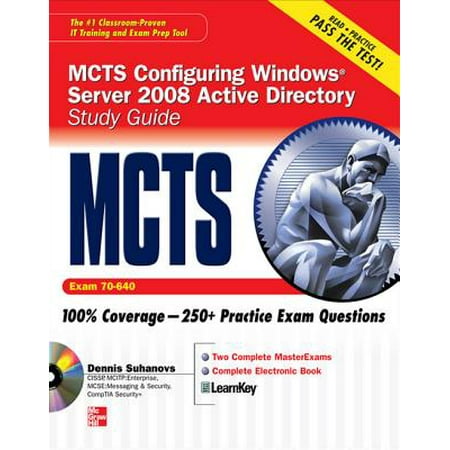 MCTS Windows Server 2008 Active Directory Services Study Guide (Exam 70-640) (SET) -