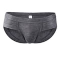 thumbnail image 3 of Ropa interior sexy para hombre, ropa interior con bolsillo convexo en forma de U, pantalones cortos triangulares de cintura baja para hombre, 3 of 3