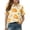 Saffron, variant on Grblisyd Girls Shirts Cute Animal Print Short Sleeve Collar Polo Shirts Casual Loose School Uniform Shirt
