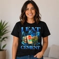 thumbnail image 2 of I Eat Cement Cat Graphic T-Shirt, Funny Unisex Classic Fit Tee, 2 of 9