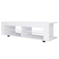 thumbnail image 3 of Étagère TV, Meuble TV Blanc Table TV pour Salon, 3 of 7