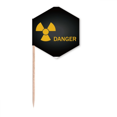 thumbnail image 1 of Logo Radioactive Substances Warning Toothpick Flags Cupcake Picks Party Celebration, 1 of 3