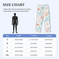 thumbnail image 4 of Picia Colorful Seashells1 Mens Soft Woven Cotton Elastic Waistband Sleep Pajama Pant Lounge Sleep Pant With Pockets And Drawstring-Large, 4 of 9