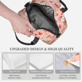 thumbnail image 4 of Goofa Cow Flower And Heart Pattern Lunch Bag ,Insulated Lunch Box, Small Leakproof Cooler Food Lunch Containers Reusable High Capacity Lunch Tote Bags, 4 of 8