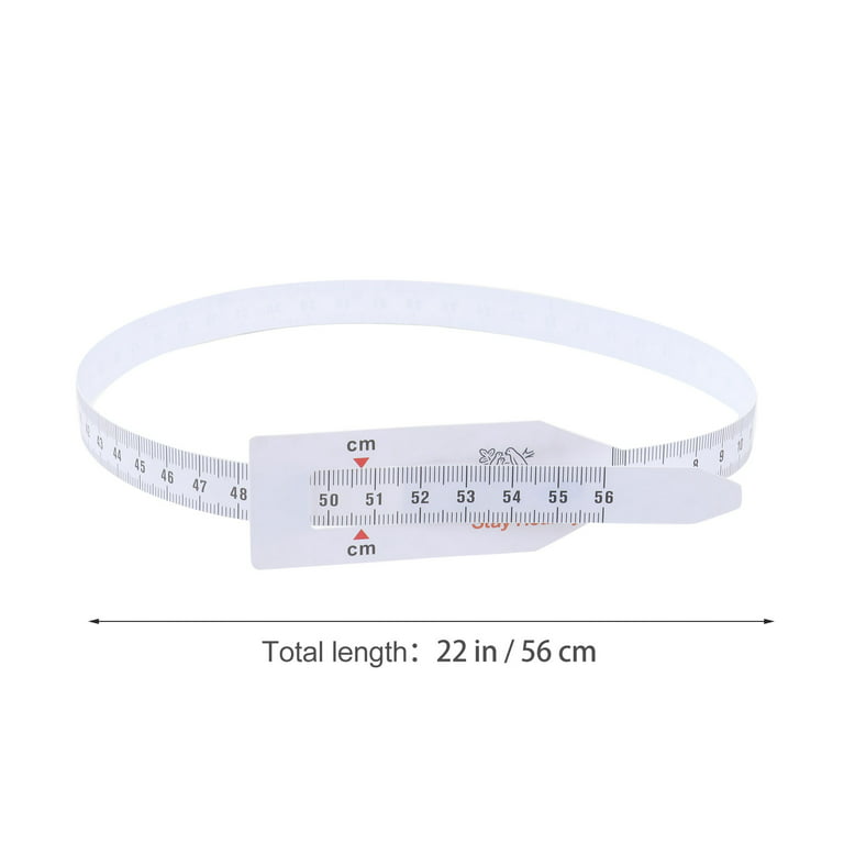 6pcs Infant Head Circumference Tape Measurement Plastic Arm Circumference Measuring ToolWhite 56cm, Size: 56X1.3cm