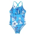 thumbnail image 3 of MSemis Little Girls One Piece Floral Print Swimwear, 3 of 7