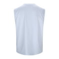 thumbnail image 3 of JTieacloth Mens Tall T Shirts Big And Tall Men's Sleeveless Tank Tops Crewneck Solid Loose Fit Shirt, 3 of 5