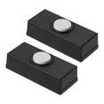 thumbnail image 4 of Miangastore Interrupteur de Sonnette Noir 2 Pcs 2.2x0.9x0.6 Po, 4 of 9