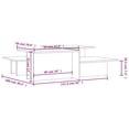 thumbnail image 2 of vidaXL Coffee Table Accent End Side Sofa Table for Living Room Engineered Wood, 2 of 7
